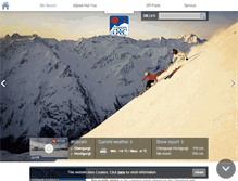Tablet Screenshot of bergbahnen-hochgurgl.com